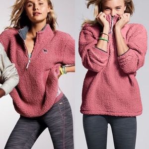 Victoria’s Secret Begonia Sherpa Pullover